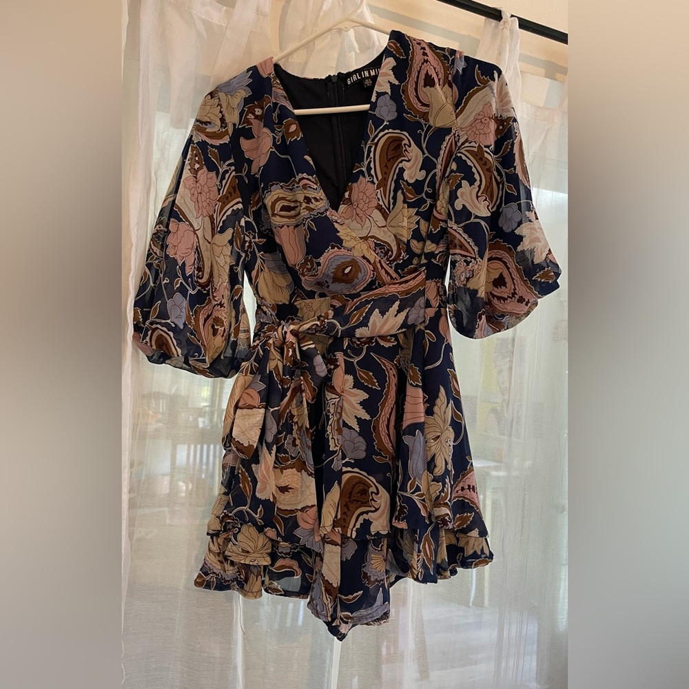 Floral short Romper